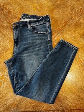 American Eagle Blue Denim High Rise Jegging Sz 18 Waist 38” Inseam 27”